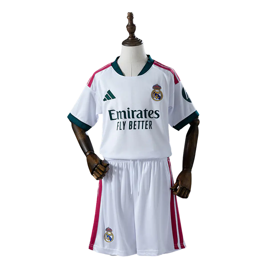 Conjunto Real Madrid Primeiro Equipamento 2026-2027 Criança 1
