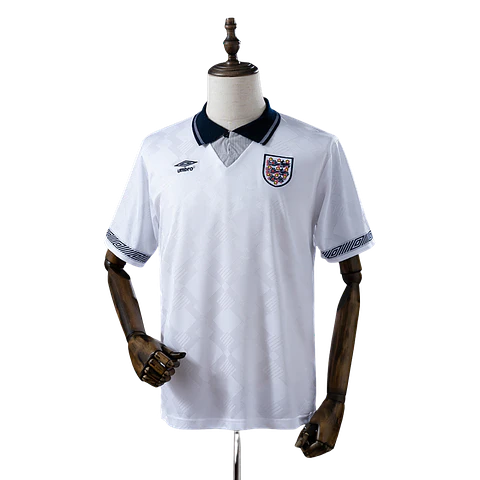 Camisola Inglaterra Principal - 1990 - Retro