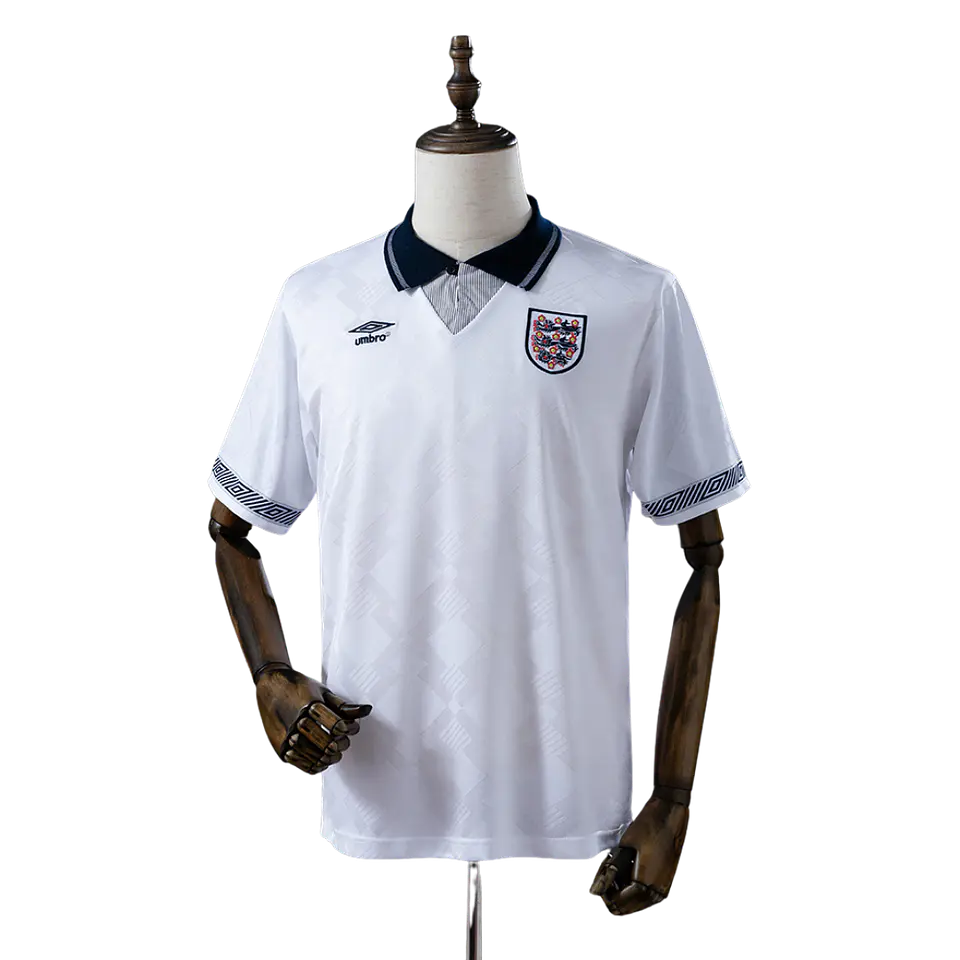 Camisola Inglaterra Principal - 1990 - Retro 1