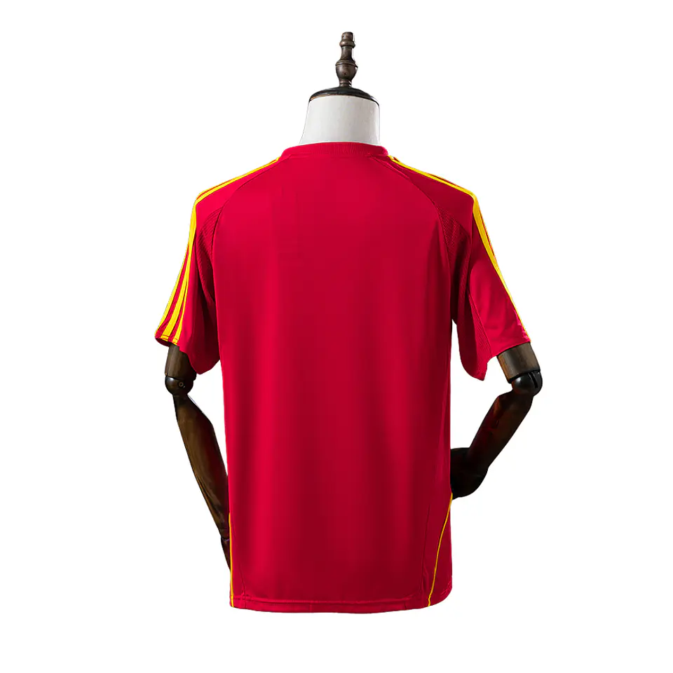 Camisola Principal Espanha 2008 Retro 3