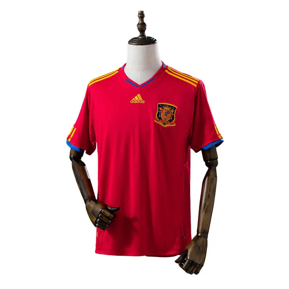 Camisola Principal Espanha 2010 Retro 2