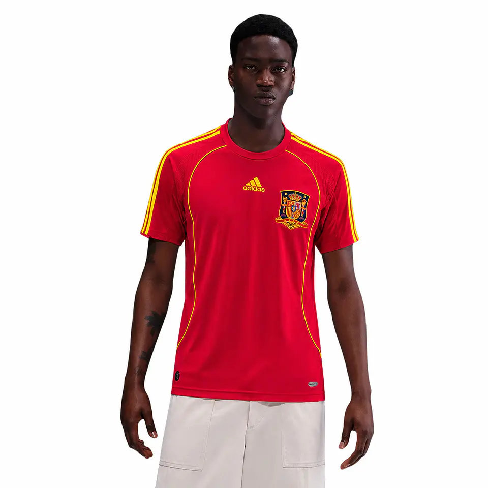 Camisola Principal Espanha 2008 Retro 1