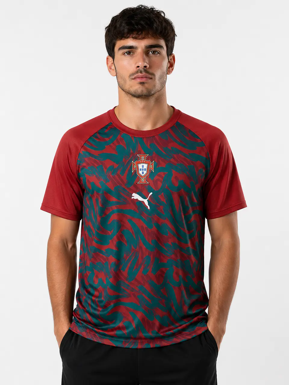 Portugal - Camisola Principal de Aquecimento / Pré-jogo 2026 1