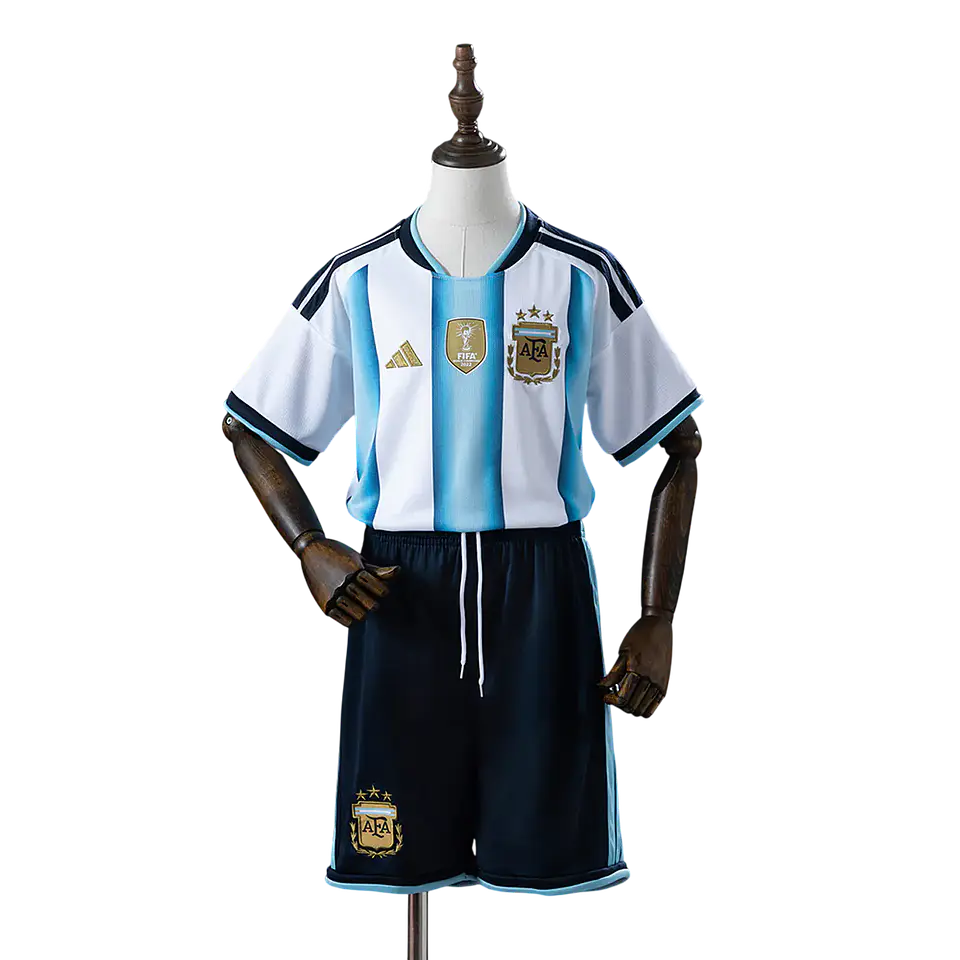 Conjunto Argentina Principal Equipamento 2026 Criança 2