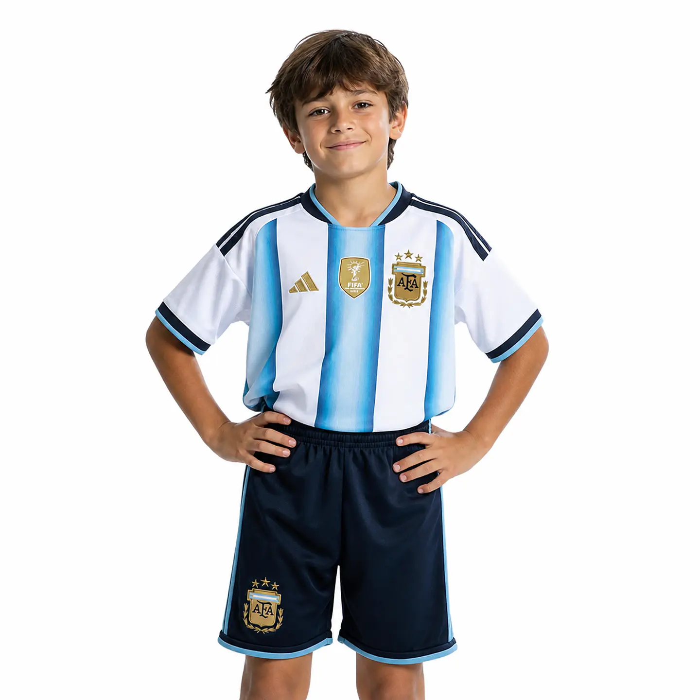 Conjunto Argentina Principal Equipamento 2026 Criança 1