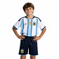 Conjunto Argentina Principal Equipamento 2026 Criança - Thumbnail 1