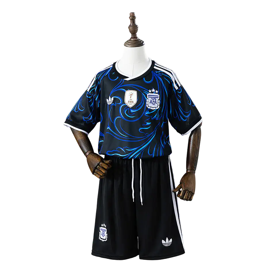 Conjunto Argentina Alternativo Equipamento 2026 Criança 2