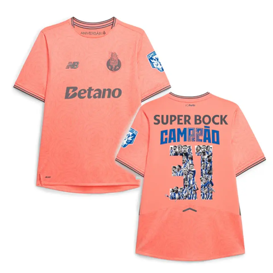Camisola FC Porto Alternativo Equipamento 25/26 - CAMPEAO 31  1