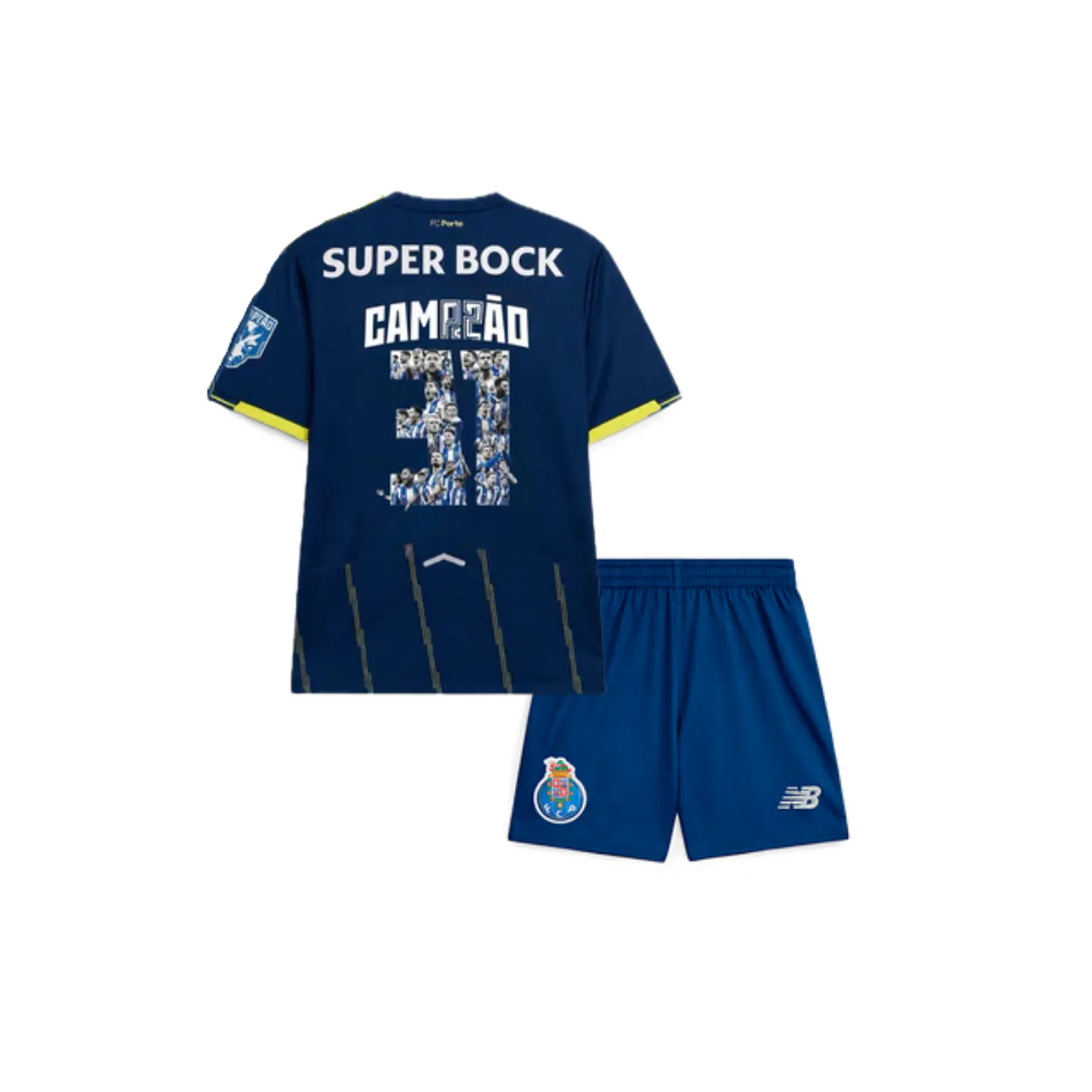 Conjunto Criança FC Porto Quarto Equipamento 25/26 - CAMPEÃO 31 1