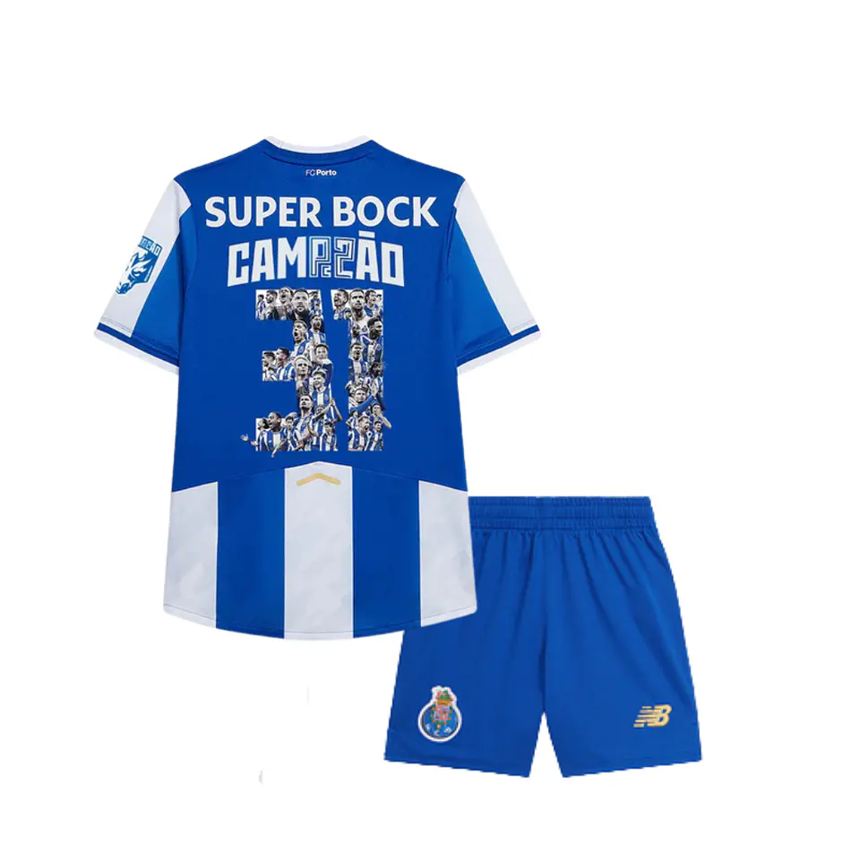 Conjunto Criança FC Porto Principal 25/26 - CAMPEÃO 31 1