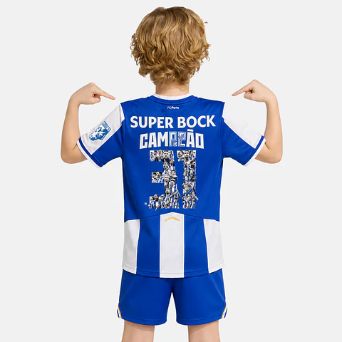 Conjunto Criança FC Porto Principal 25/26 - CAMPEÃO 31