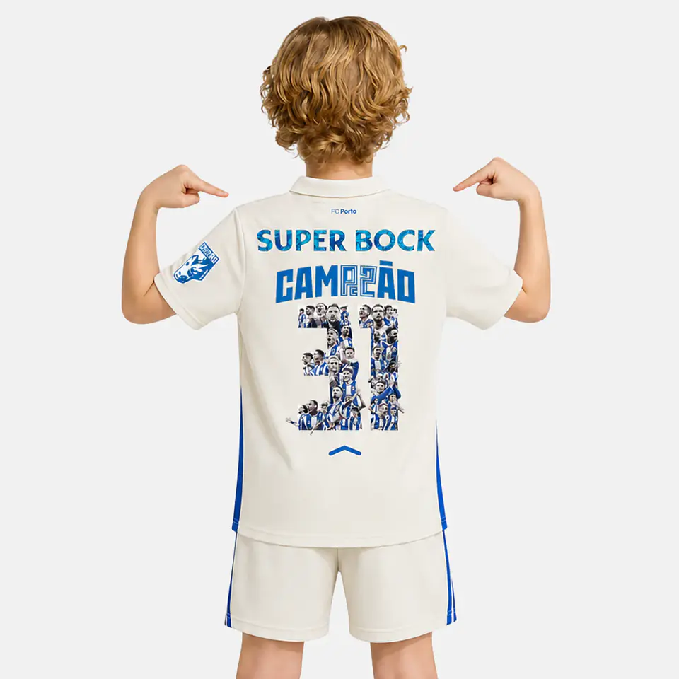 Conjunto Criança FC Porto Terceiro 25/26 - CAMPEÃO 31  1