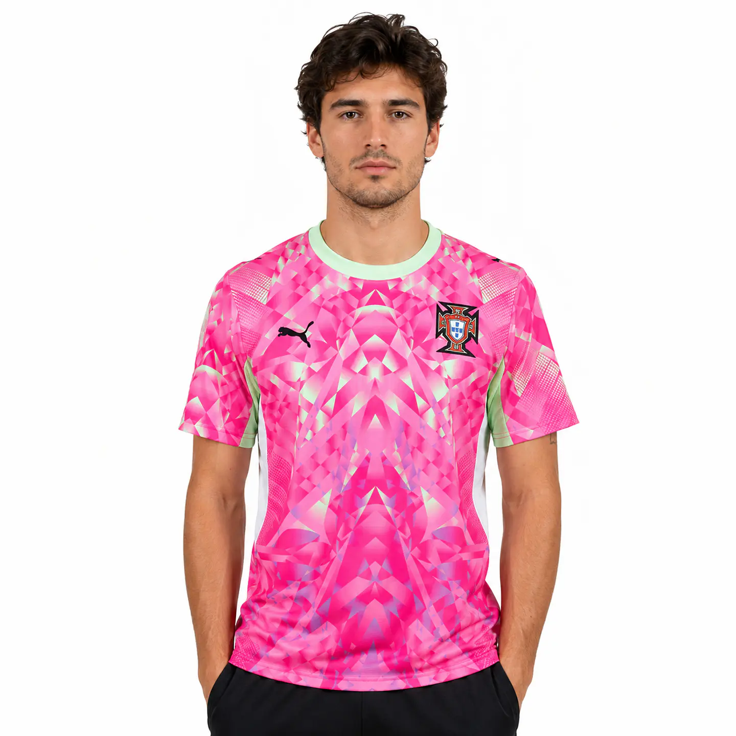 Camisola Guarda Redes Portugal 2026 - Rosa 1