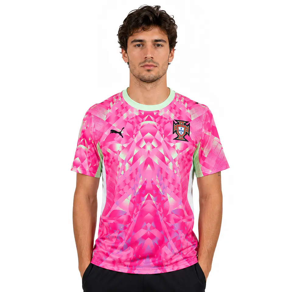 Camisola Guarda Redes Portugal 2026 - Rosa 1