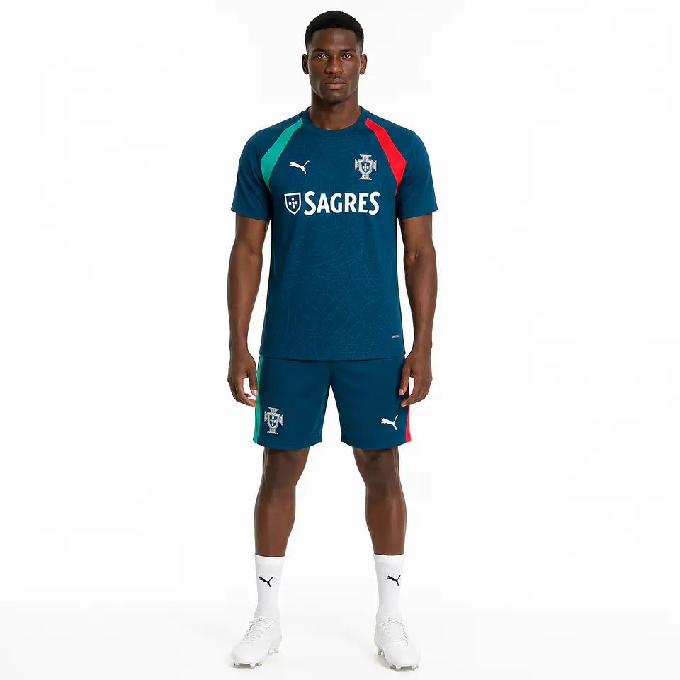 Conjunto de Treino Azul Portugal 2026 - Adulto  1