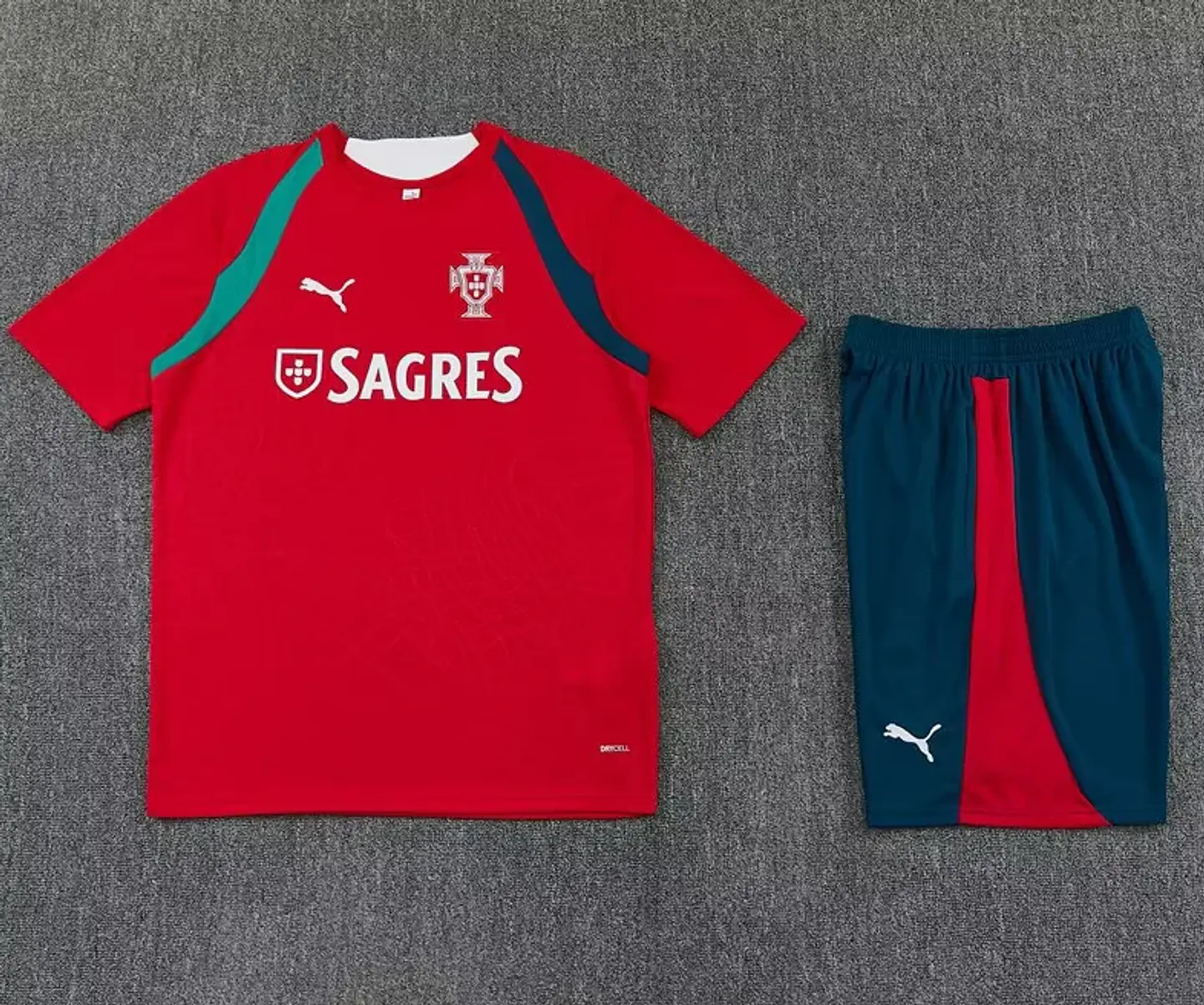 Conjunto de Treino Vermelho Portugal 2026 - Adulto 3