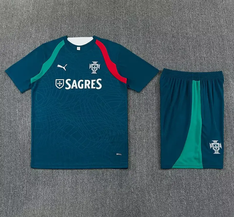 Conjunto de Treino Azul Portugal 2026 - Adulto  3