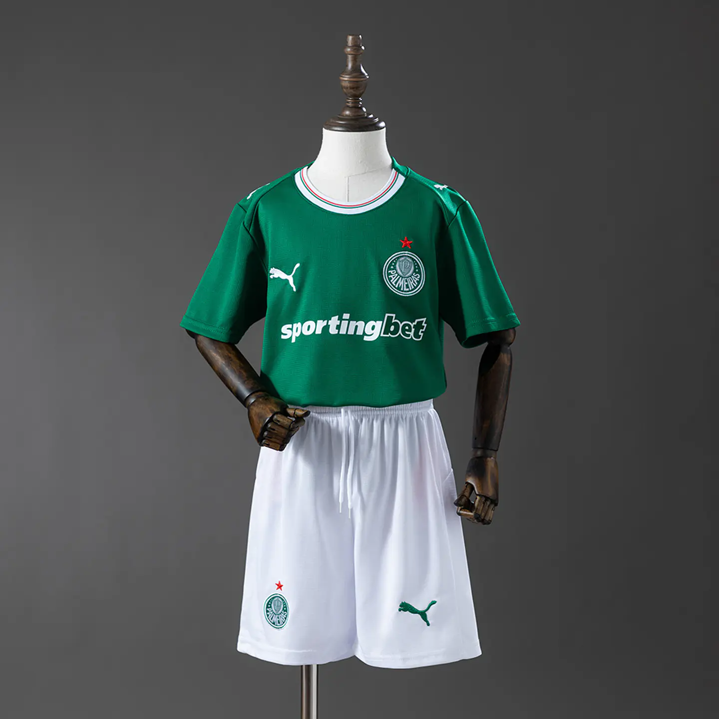 Conjunto Palmeiras Principal Equipamento 26/27 - Criança  2