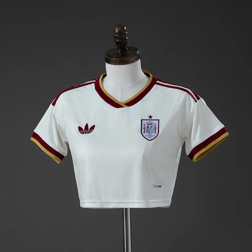 Camisola Alternativo Espanha 2026 - Croptop Feminino 2
