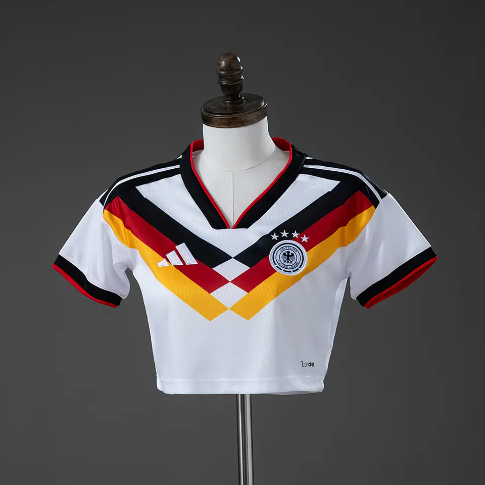 Camisola Principal Alemanha 2026 - Croptop Feminino  2