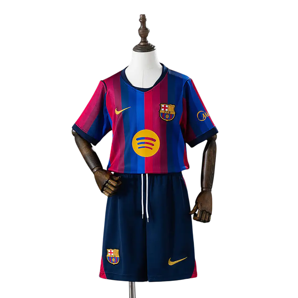 Conjunto Barcelona Primeiro Equipamento 2026-2027 2