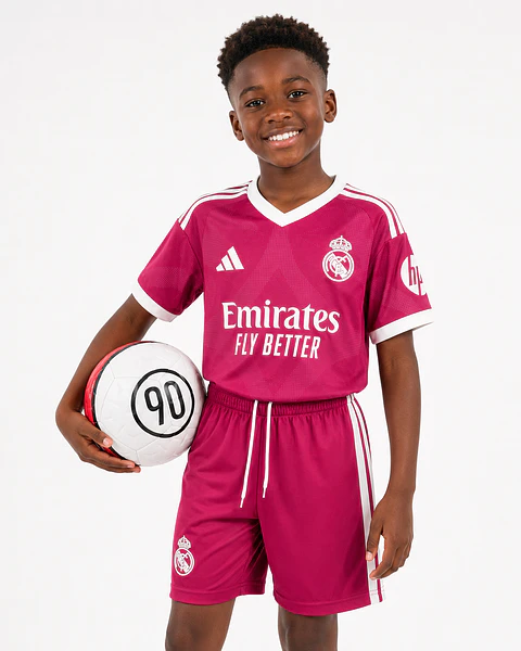 Conjunto Real Madrid Terceiro Equipamento 2026-2027 Criança