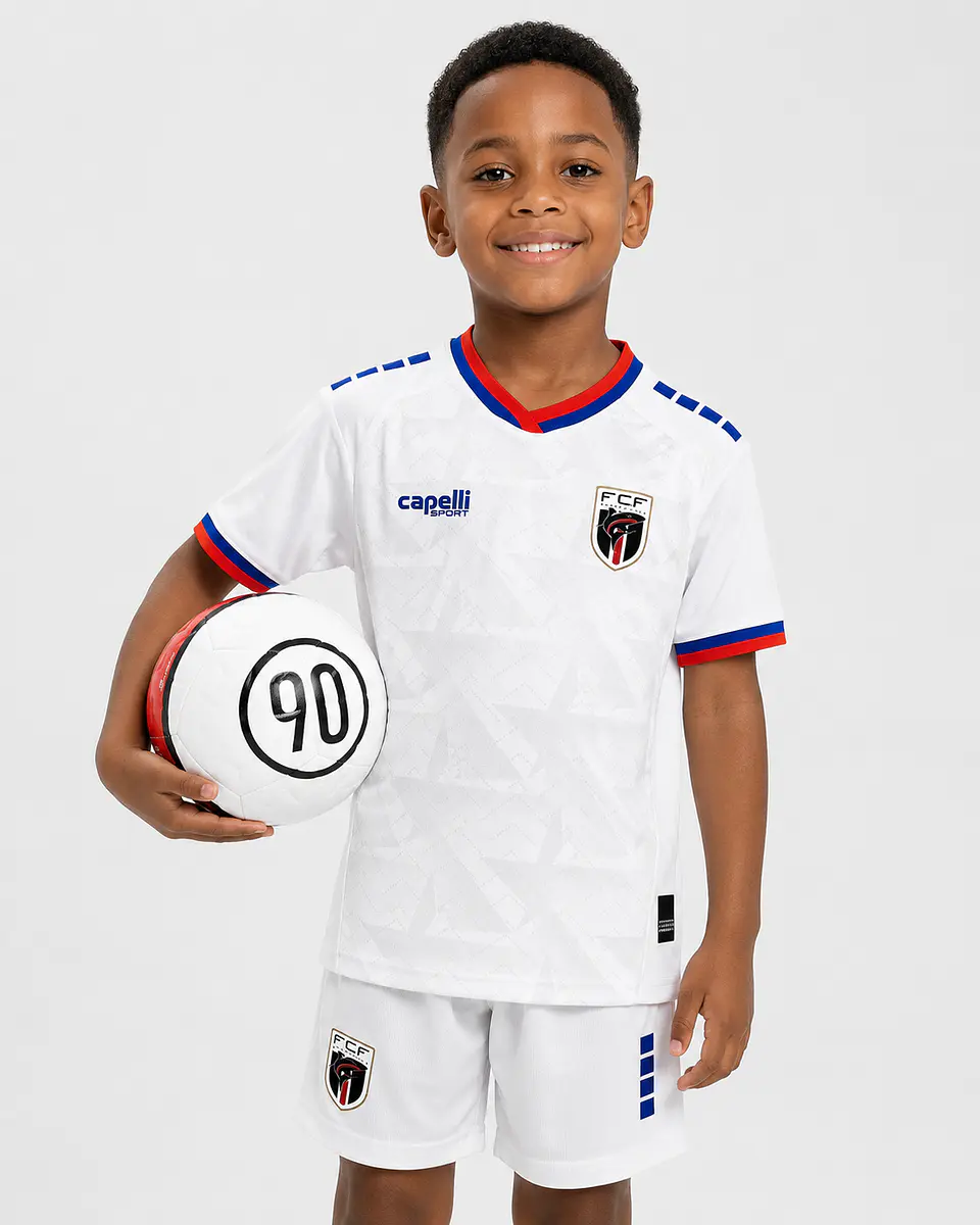 Conjunto Cabo Verde Alternativo Equipamento 2026 Criança 1