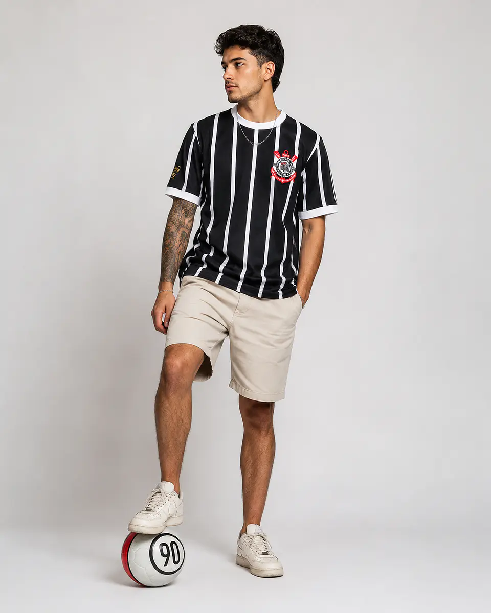 Camisola Corinthians 1982 Alternativa - Retro 1