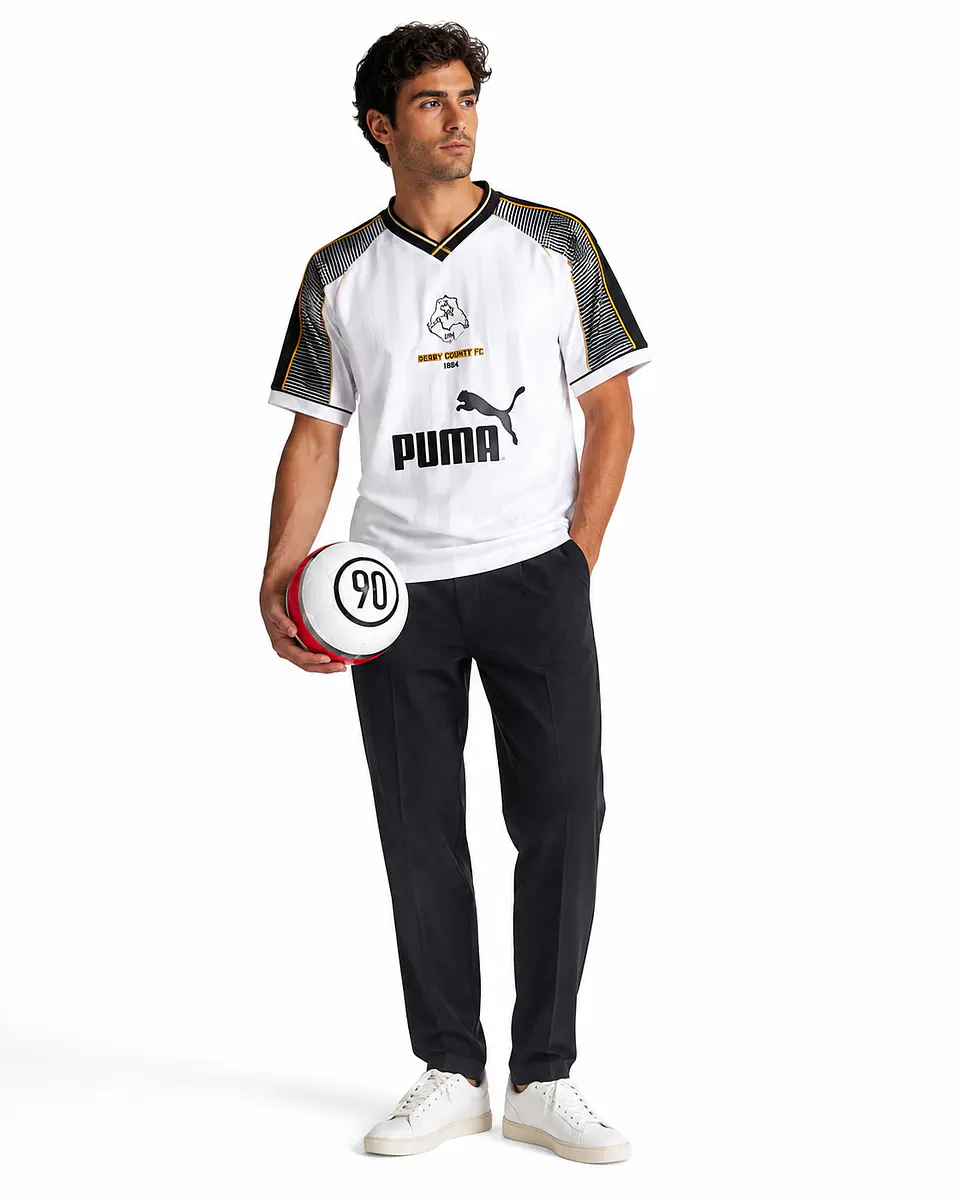 Camisola Derby County 95/96 Principal - Retro 1