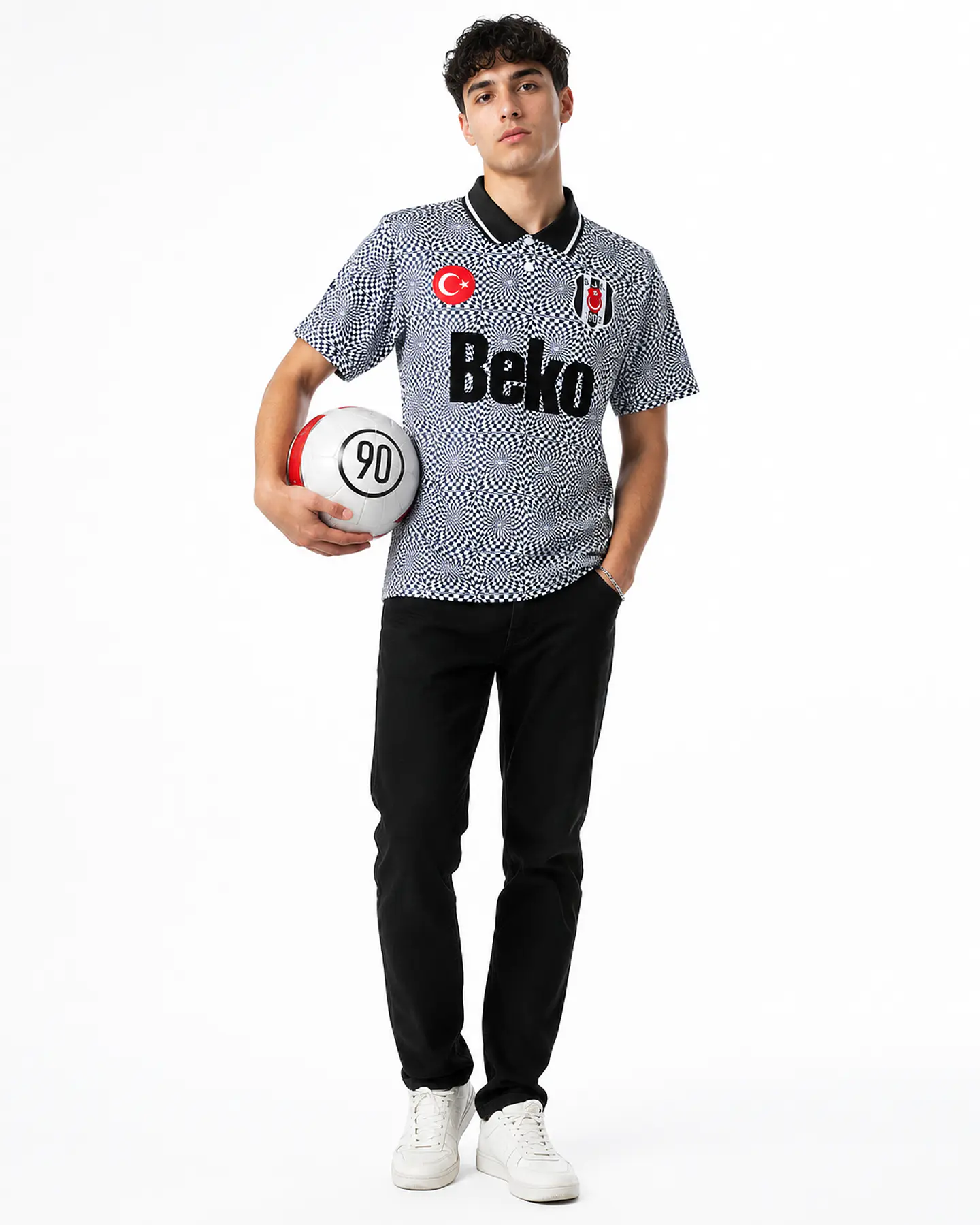 Camisola Besiktas JK 91/92 Alternativa - Retro  1
