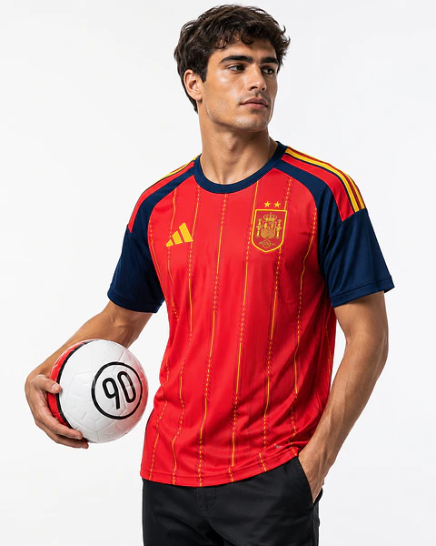 Camisola Principal Espanha 2026 - CAMPEÕES DO MUNDO 2026