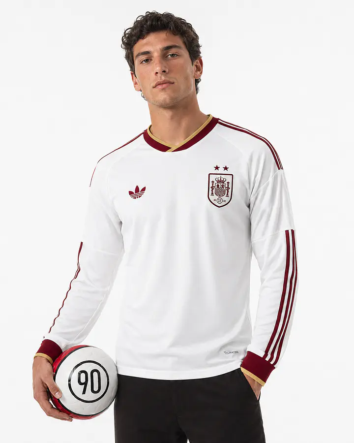 Camisola Alternativa Espanha 2026 Manga Comprida - CAMPEÕES DO MUNDO 2026