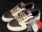 Nike TRAVIS SCOTT X AIR JORDAN 1 LOW OG REVERSE MOCHA SAIL - Thumbnail 4