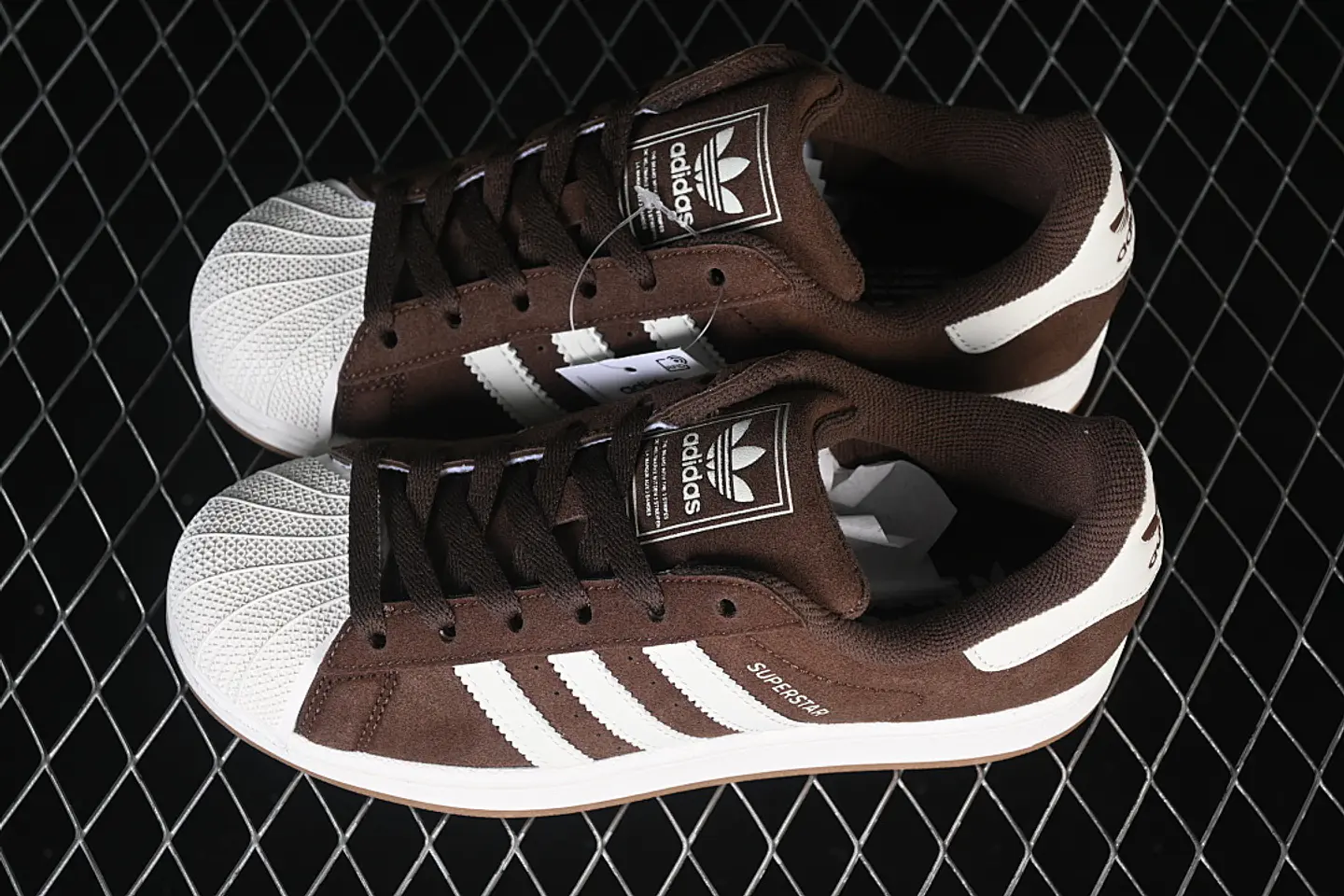 Adidas ORIGINALS SUPERSTAR BROWN/WHITE 2