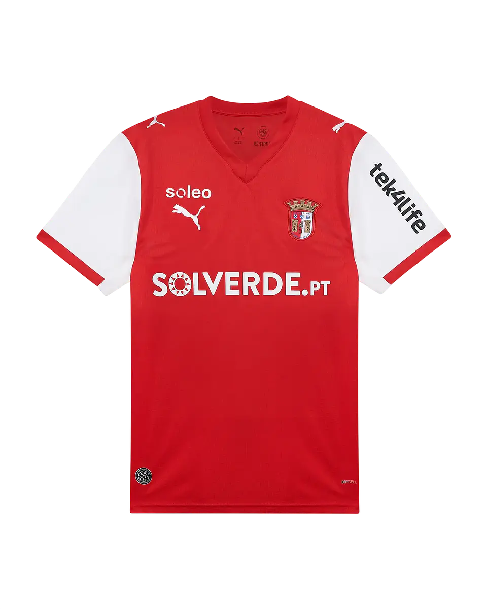 Camisola SC Braga Primeiro Equipamento 26/27  2