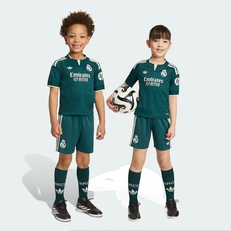 Conjunto Real Madrid Alternativo Equipamento 2026-2027 Criança 1