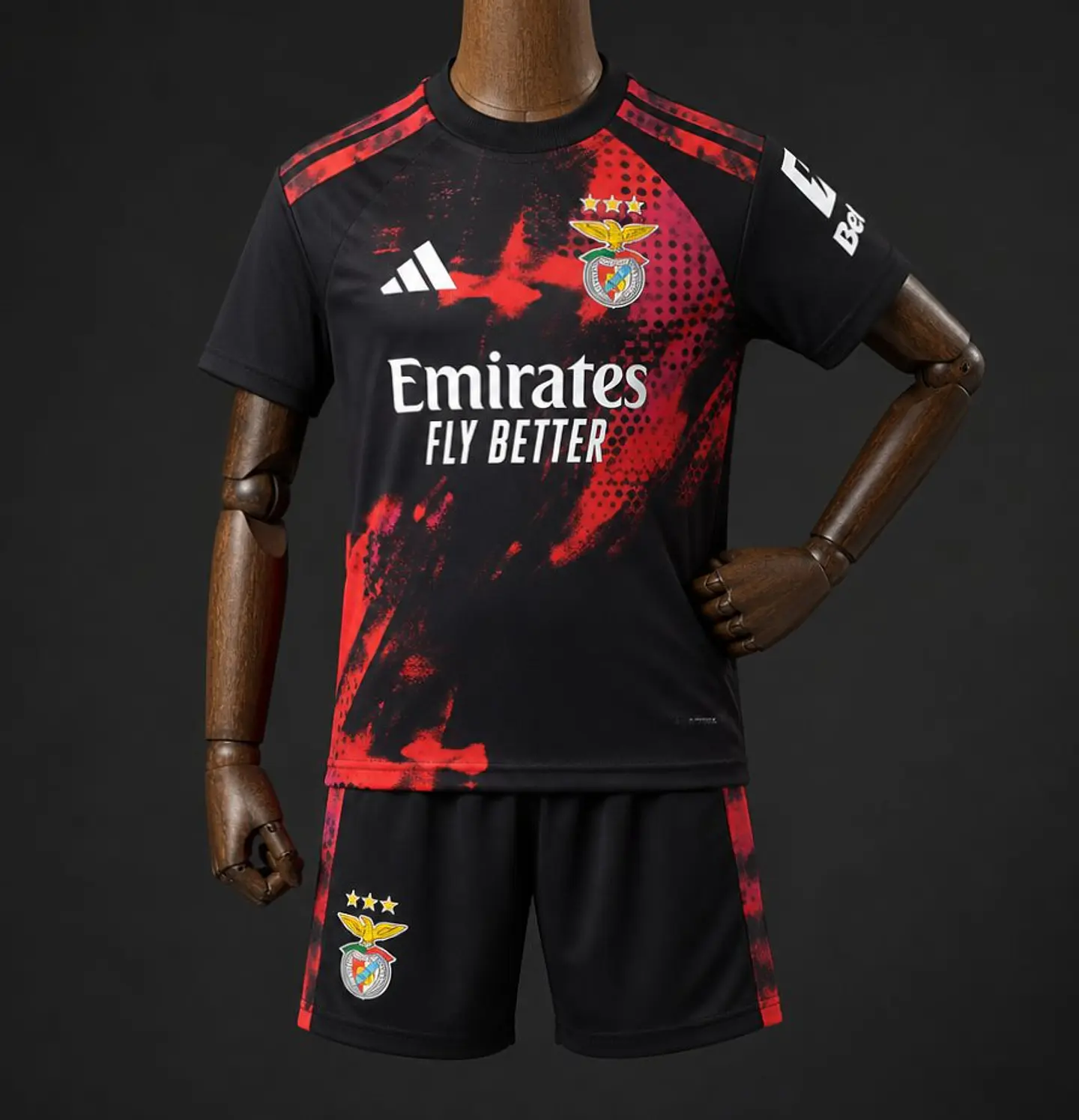 Conjunto SL Benfica Terceiro Equipamento 26-27 Criança 3