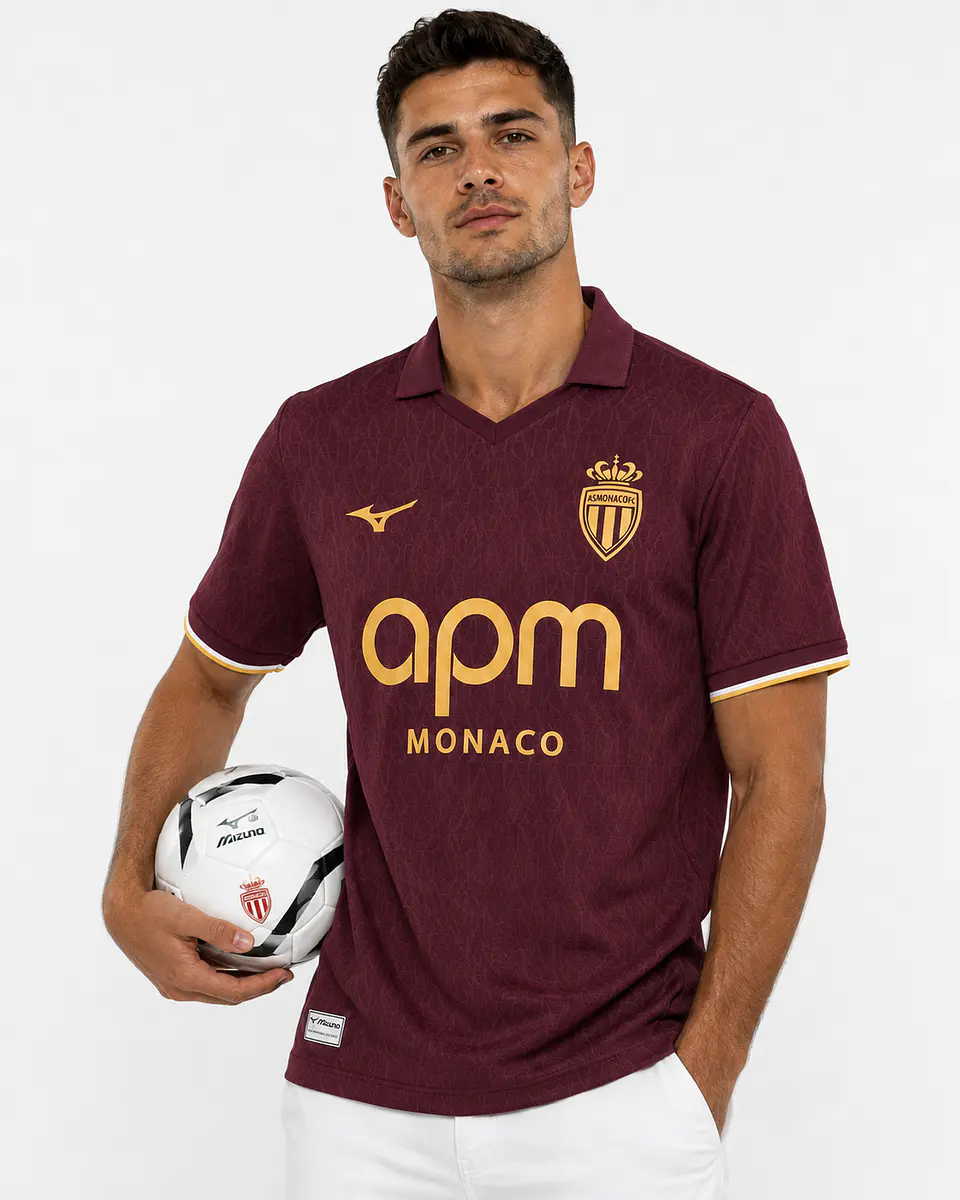 Camisola Monaco Alternativo Equipamento 26/27 1