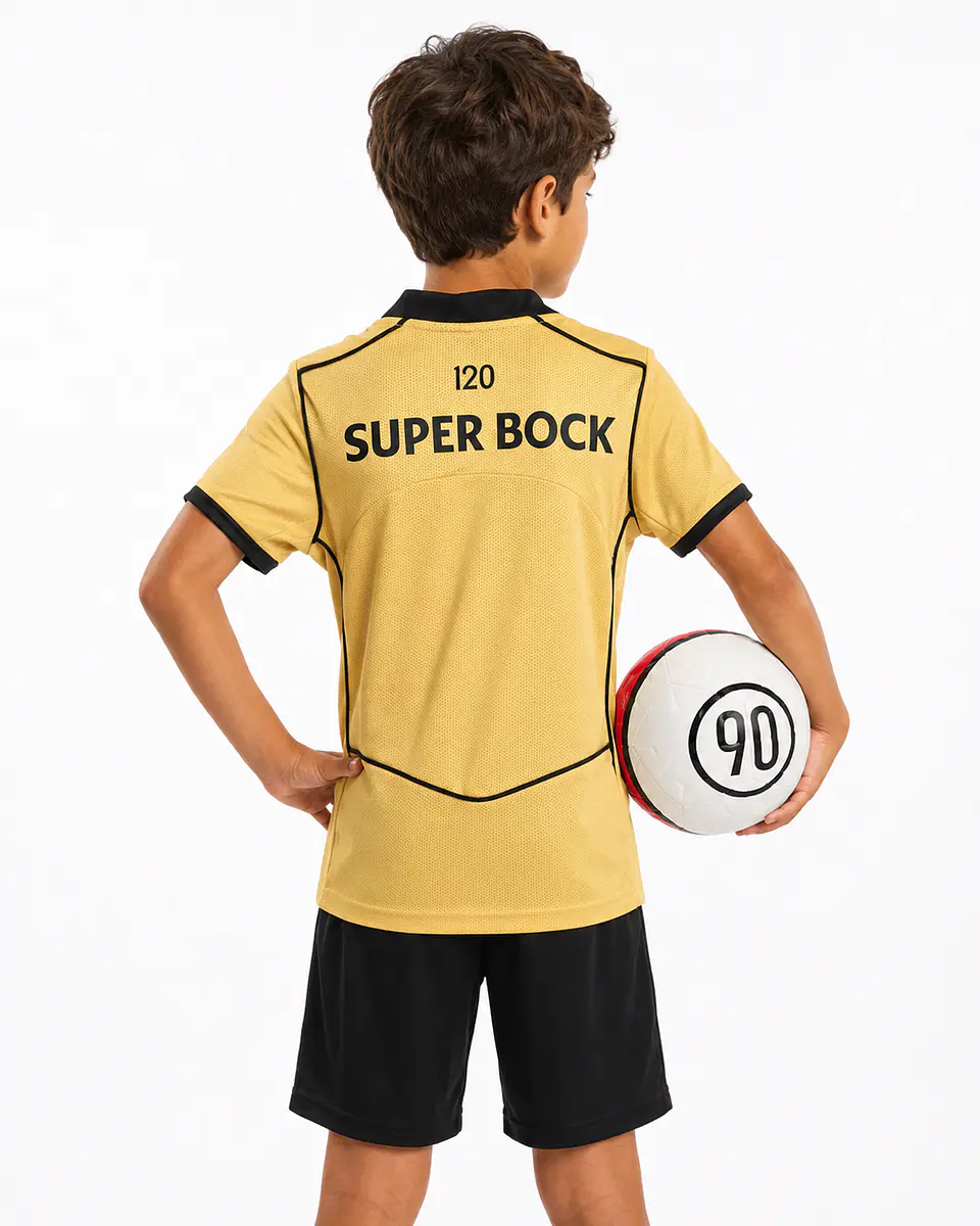 Conjunto Sporting CP Alternativo Equipamento 26-27 Criança  2