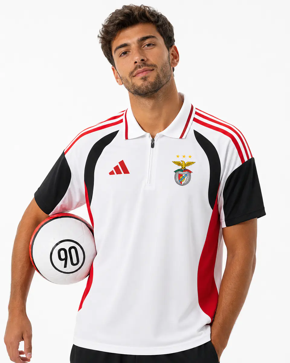 Polo SL Benfica Branco 26/27 1