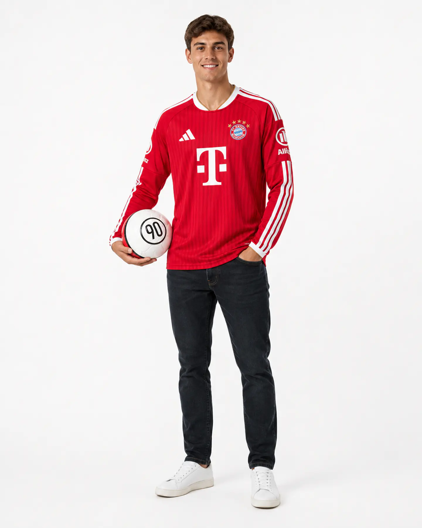 CAMISOLA FC BAYERN PRIMEIRO EQUIPAMENTO 26/27 - Manga Comprida 1