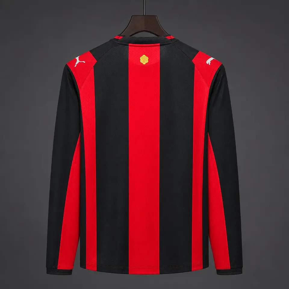 Camisola AC Milan Primeiro Equipamento 26/27 - Manga Comprida 4