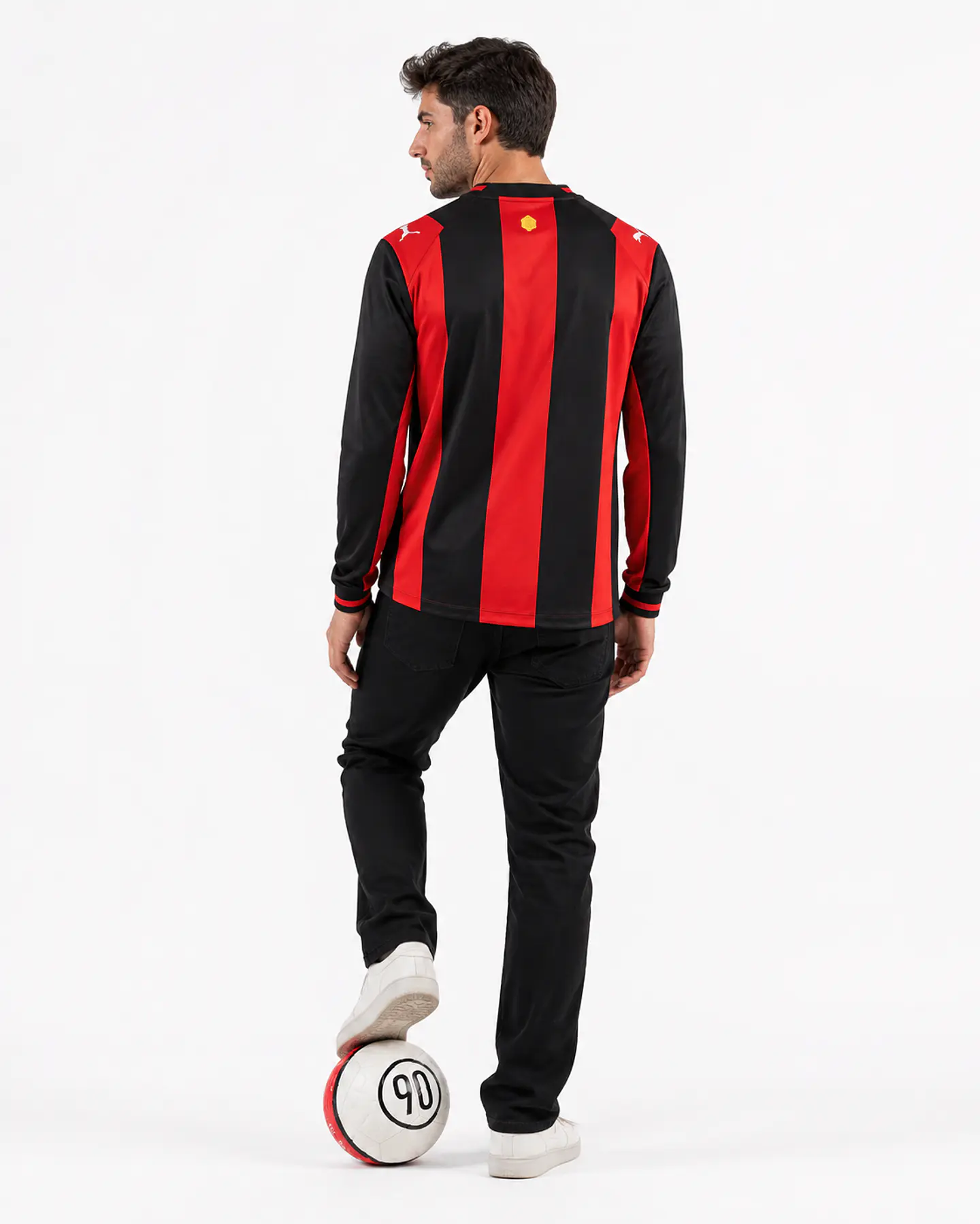 Camisola AC Milan Primeiro Equipamento 26/27 - Manga Comprida 2