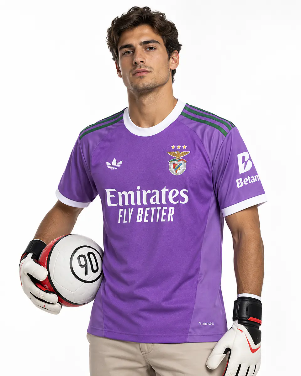 Camisola SL Benfica Guarda-Redes 26-27 - Roxa 1