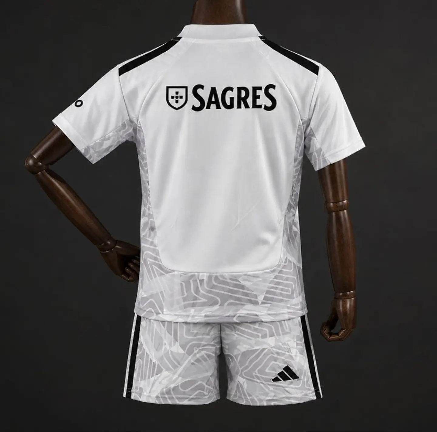 Conjunto SL Benfica Guarda-Redes 26-27 Criança - Cinzento 4
