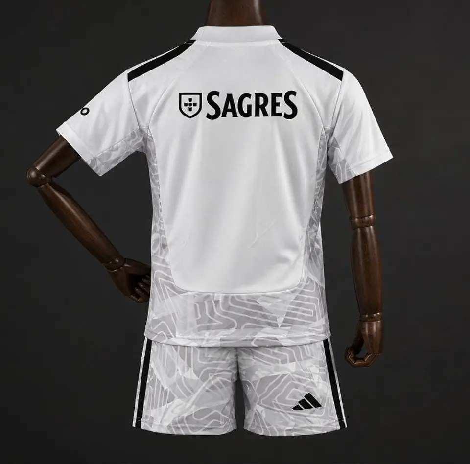 Conjunto SL Benfica Guarda-Redes 26-27 Criança - Cinzento 4