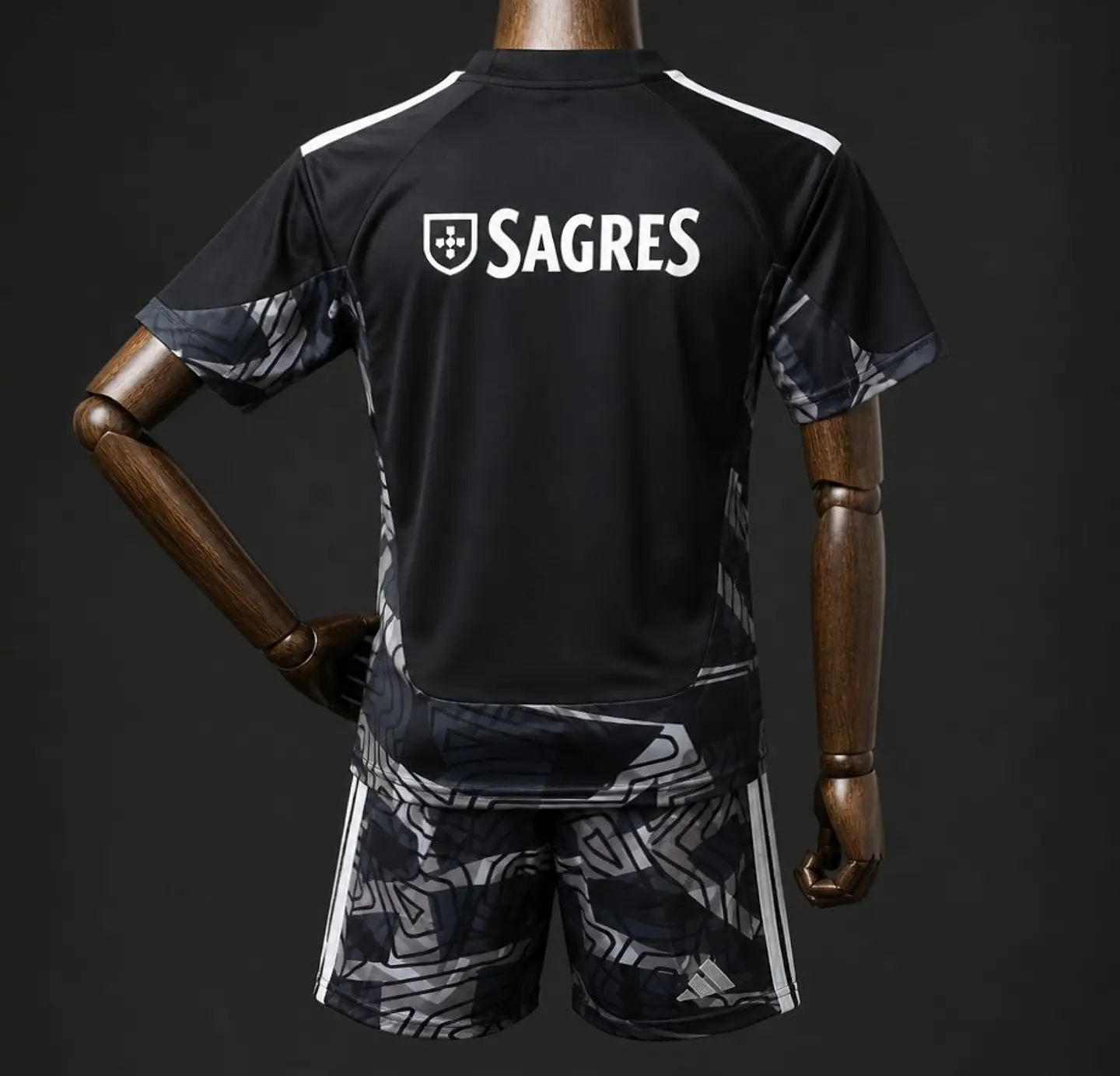 Conjunto SL Benfica Guarda-Redes 26-27 Criança - Preto 4