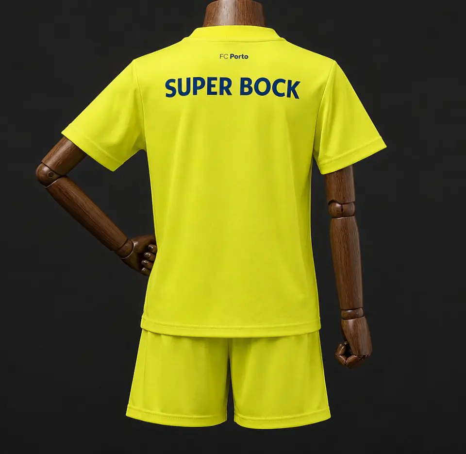 Conjunto Criança FC Porto Guarda-Redes 26/27  - Amarelo 4