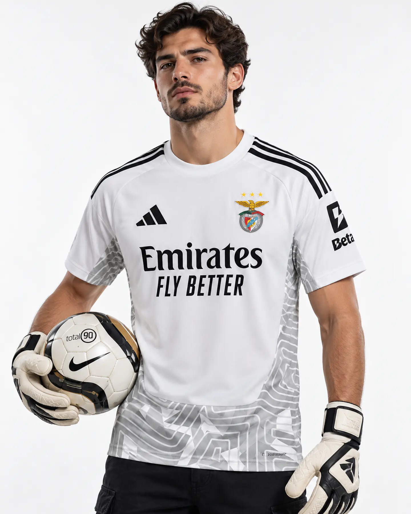 Camisola SL Benfica Guarda-Redes 26-27 - Cinzento 1