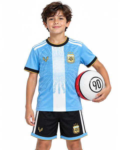 Conjunto Criança Principal Argentina 2026 - Edição Especial